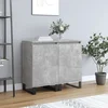 Komode 2 kom boja betona 40 x 35 x 70 cm od konstruiranog drva