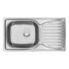 Deante Doppio ZEN 0113 Sudopera, 1 korito, 15cm, Inox