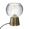 Stona lampa Laye 19.5cm E27 maks. 25W transp./boja zlata Atmosphera