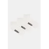 Nogavice Vans 3-pack bela barva, VN000QBXWHT1