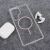 Maska Mag Case Clear Slim za Samsung S25 Ultra/ S938B roze