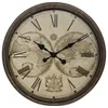 Zidni sat World fi 51.5cm braon/bež Atmosphera C. Dinterieur