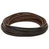 Vidaxl Usnjeni trak Temno rjava 200 x 0,3 cm Usnje