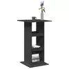 Barski stol s prostorom crni 60x60x102 cm konstruirano drvo