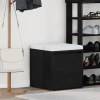 Komoda Crni hrast 40,5 x 40 x 40 cm Konstruirano drvo