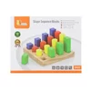 Viga Toys Lesena sestavljanka - barve in oblike