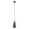 EGLO viseća lampa LOSALOMAS GU10 O13,5 cm moka mesing LED 345 lm 98838