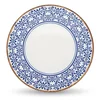 Bel/moder servirni porcelanast krožnik o 32 cm Azul – BonBistro