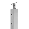 VEVOR Steber za kabelsko ograjo 914x51x51 cm srebrne barve
