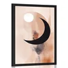 Plakat abstraktne oblike dan in noč - 60x90 white