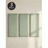 Sinsay - Pravougaoni tapacirani paneli 3 pack - svetlozelena