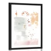 Plakat s paspartujem neobičajne oblike - 40x60 white