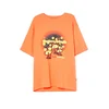 Cropp - Majica s printom - mandarina