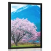Plakat čarobno japonsko drevo - 20x30 silver