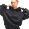 Cropp - Dukserica oversize s kapuljačom - CRNO