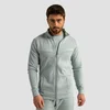 GymBeam Muška dukserica Zip Up Limitless Eucalypt