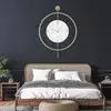 Wallity Zidni sat Mclock-00111, 58x80x7 cm, Zlatne boje