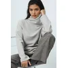 Trend Alacati Stili Ženska bluza Alc-X14708, Svetlosiva