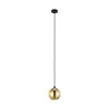 EGLO viseća lampa LEMORIETA E27 zlatno staklo O18 cm 39684