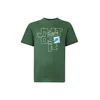 Nike Sportswear Majica azur / svetlo rumena / smaragd