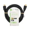 Nedis Hitri kabel HDMI 2.0 z Ethernetom/ 4K@60Hz/ pozlačeni konektorji HDMI-HDMI/ črn/ v razsutem stanju/ 3 m