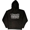 Marilyn Manson Classic Logo Black L Kapuco