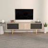 Hanah home TV Komoda Ecrin Hrast-Crna