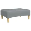 Vidaxl Stolček za noge svetlo siv 77x55x31 cm blago