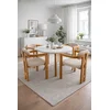 HANAH HOME Set Trpezarijski sto i 4 stolice Bohemian Butterfly Scandinavian 5