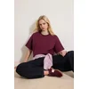 Trendyol Milla Ženska majica TWOSS23TS00038, Bordo