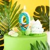 PartyPal Svečka za torto številka 0 NIČ Dino DINOZAVER