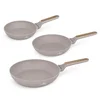 Berlingerhaus Komplet ponev s titanovo prevleko BH-8341 3 pcs Taupe Nordic Collection