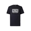 ARMANI EXCHANGE Majica kremna / modra / mornarska