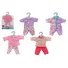 Teddies Obleka/ punčka Obleke mešanica vrst v vrečki 22x31cm