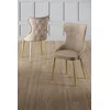 Hanah Home Set stolica Alpa, 85x59x146 cm, 6 komada, Smeđe