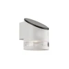 LED solarna zidna lampa LED/1W/3,7V 3000K IP54 1200 mAh bela
