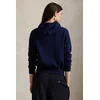 Pulover Polo Ralph Lauren ženski, rdeča barva, s kapuco, 211971699
