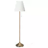 ARSTID Podna lampa, mesing/bela