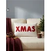 Sinsay - Božićni ukrasni jastuk sa vezom XMAS - šareno