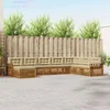 Set vanjskih sofa s jastukom 8 pcs Prirodna i bež