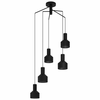 EGLO Viseća lampa CASIBARE 5xE27 O710 crna 99553
