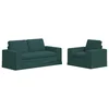 Vidaxl Kavč 2 pcs Temno zelena Kovina