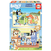 Educa - Puzzle 2x50 modro - 100 kosov