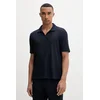 Calvin Klein pletena polo majica moška z viskozo