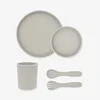 Kikka Boo Silikonski set za hranjenje 5 delova Platinum Sand ( KKB52002 )