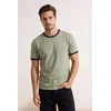 Trendyol Muška majica Tmnss26Ts00009, Zelena