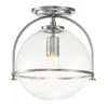 Quintiesse QN-SOMERSET-F-C-BN -Plafonsko svetlo SOMERSET 1xE27/60W/230V matni hrom
