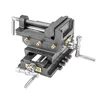 Dvoosni križni strojni primež 100 mm 35-035