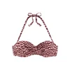 LASCANA Bikini zgornji del  pastelno roza / svetlo roza / bordo