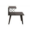 Hanah Home Cross Noćni stočić, 50x55x40cm, Crni